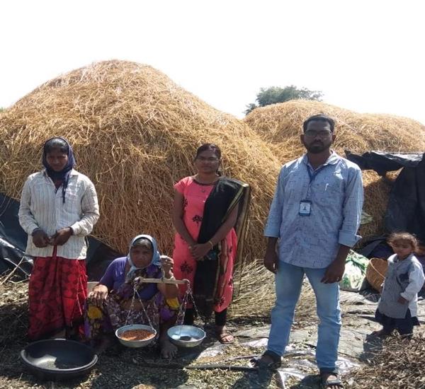 Kumuram Bheem District                                                                                                                                                                                                                                     - Crop Cutting Expts.,                                                                                                                                   - Redgram CCE conducted at Boregaon village, Kagaznagar mandal.                                                                                                                                                                                                   - dt.14/02/2020          